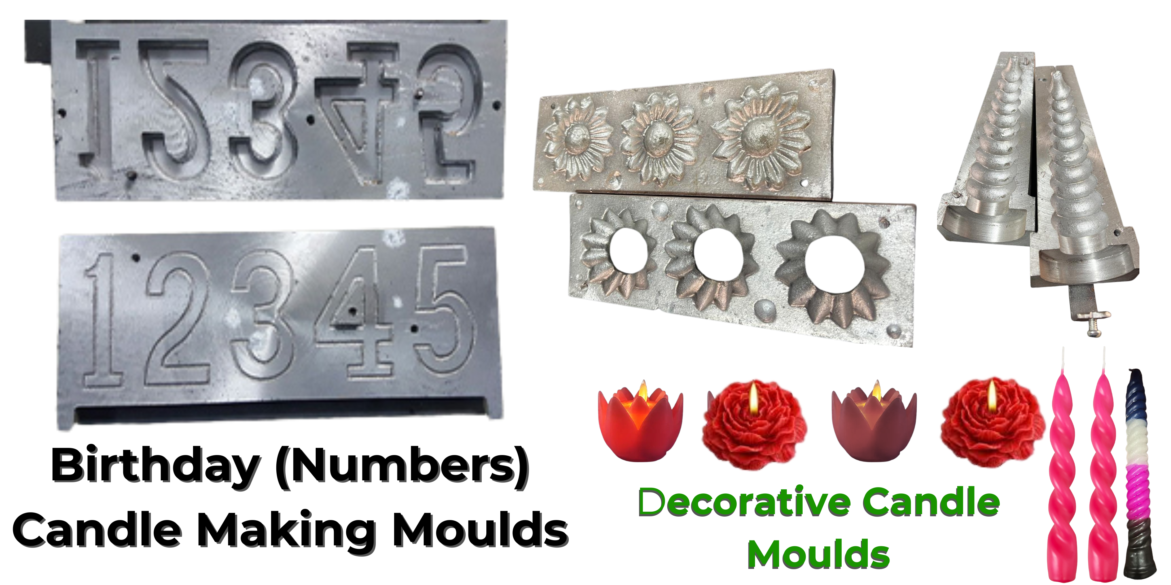 Candle Making Moulds & Decorative Candle Moulds